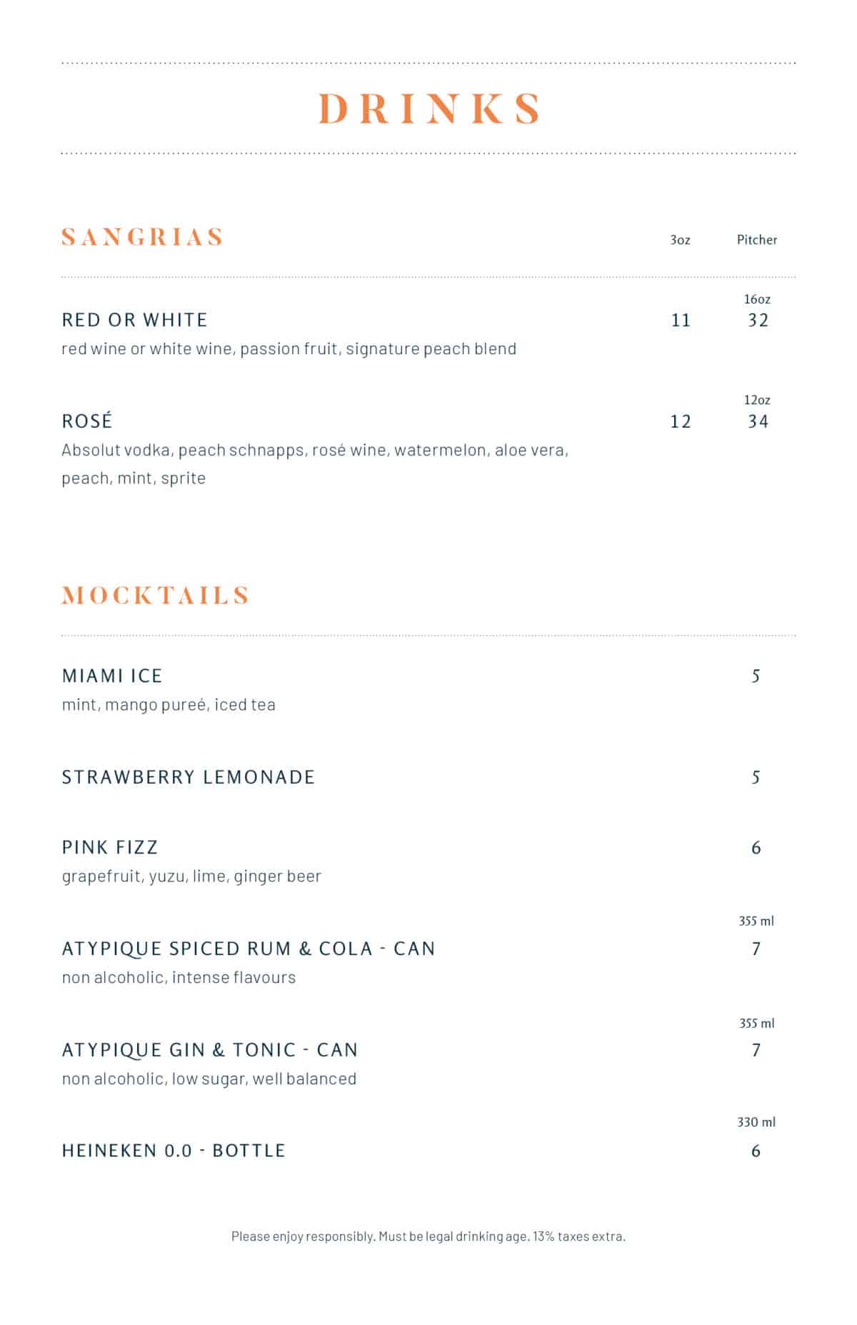 Milestones Menu in Pointe-Claire | Milestones Grill & Bar