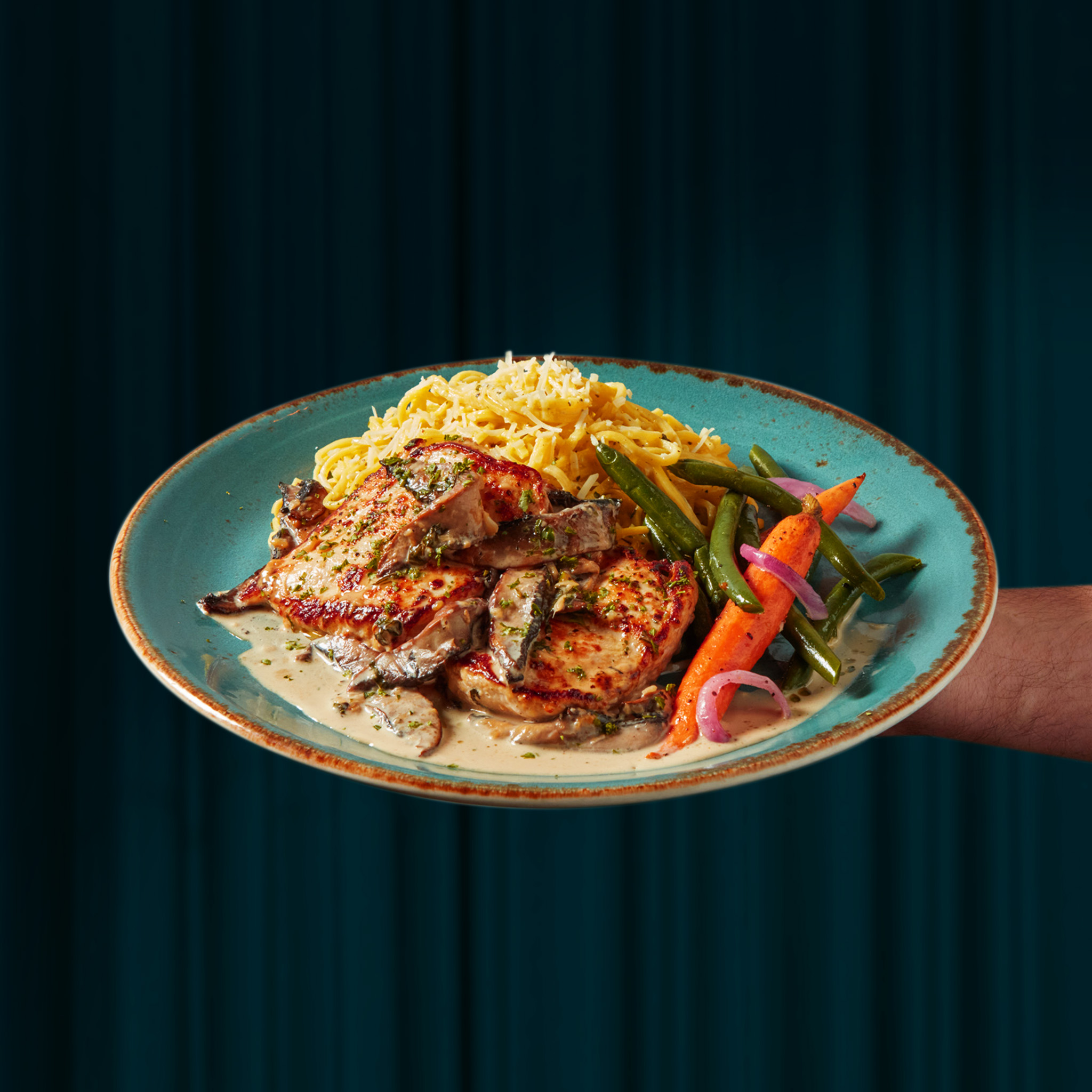 PORTOBELLO MUSHROOM CHICKEN